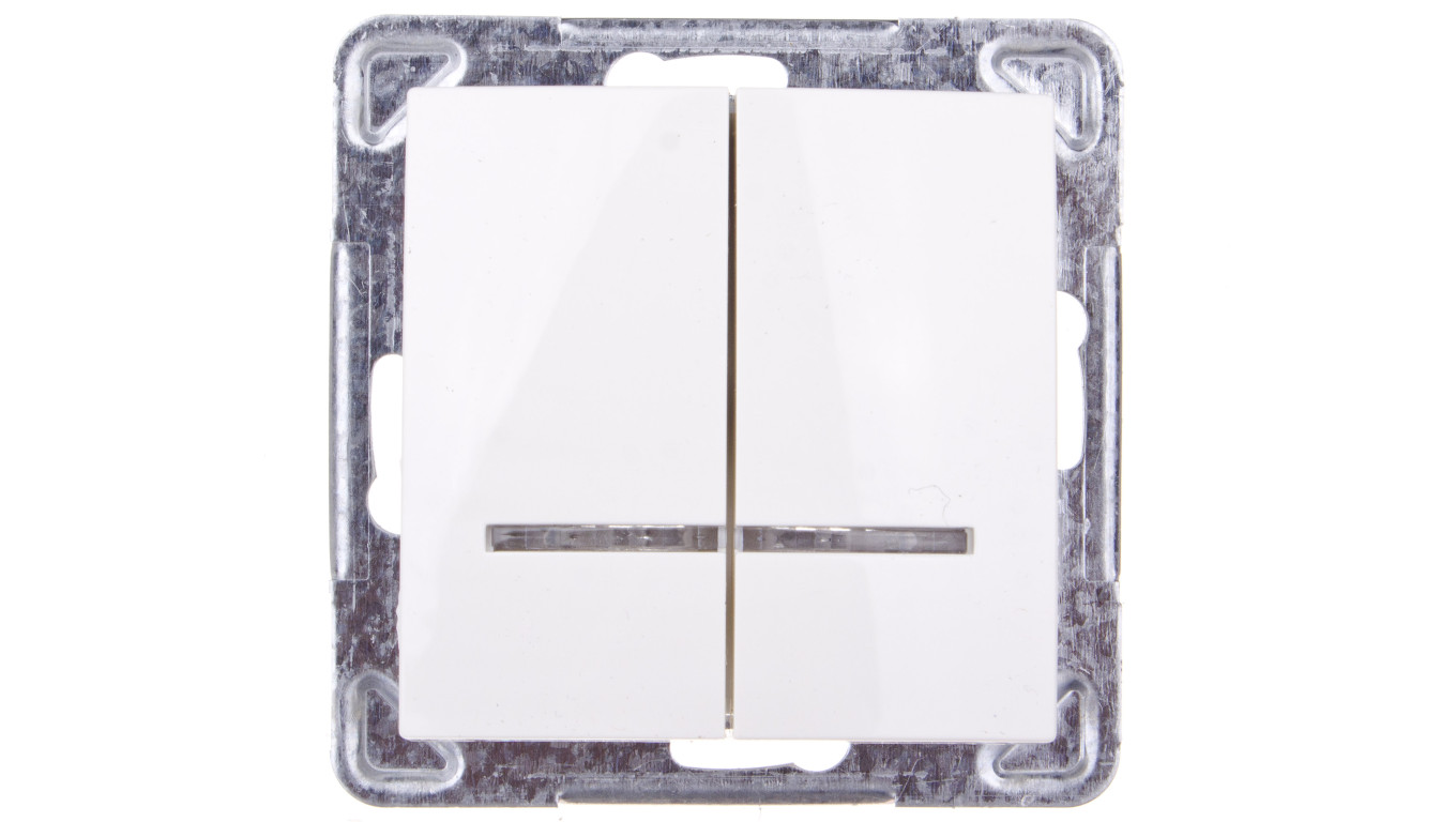 IMPRESJA Łącznik świecznikowy z podświetleniem ecru ŁP-2YS/m/27