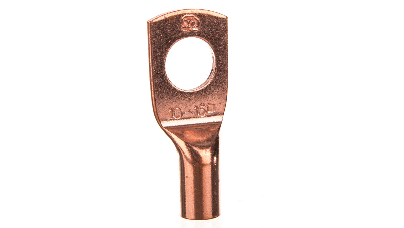 Końcówka oczkowa miedziana KM 16/10 E11KM-01010103102 /10szt./