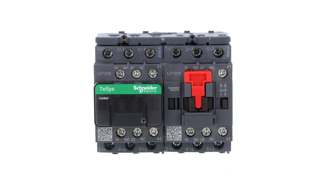 TeSys Deca Stycznik nawrotny 12A 5,5kW 230V AC LC2D12P7