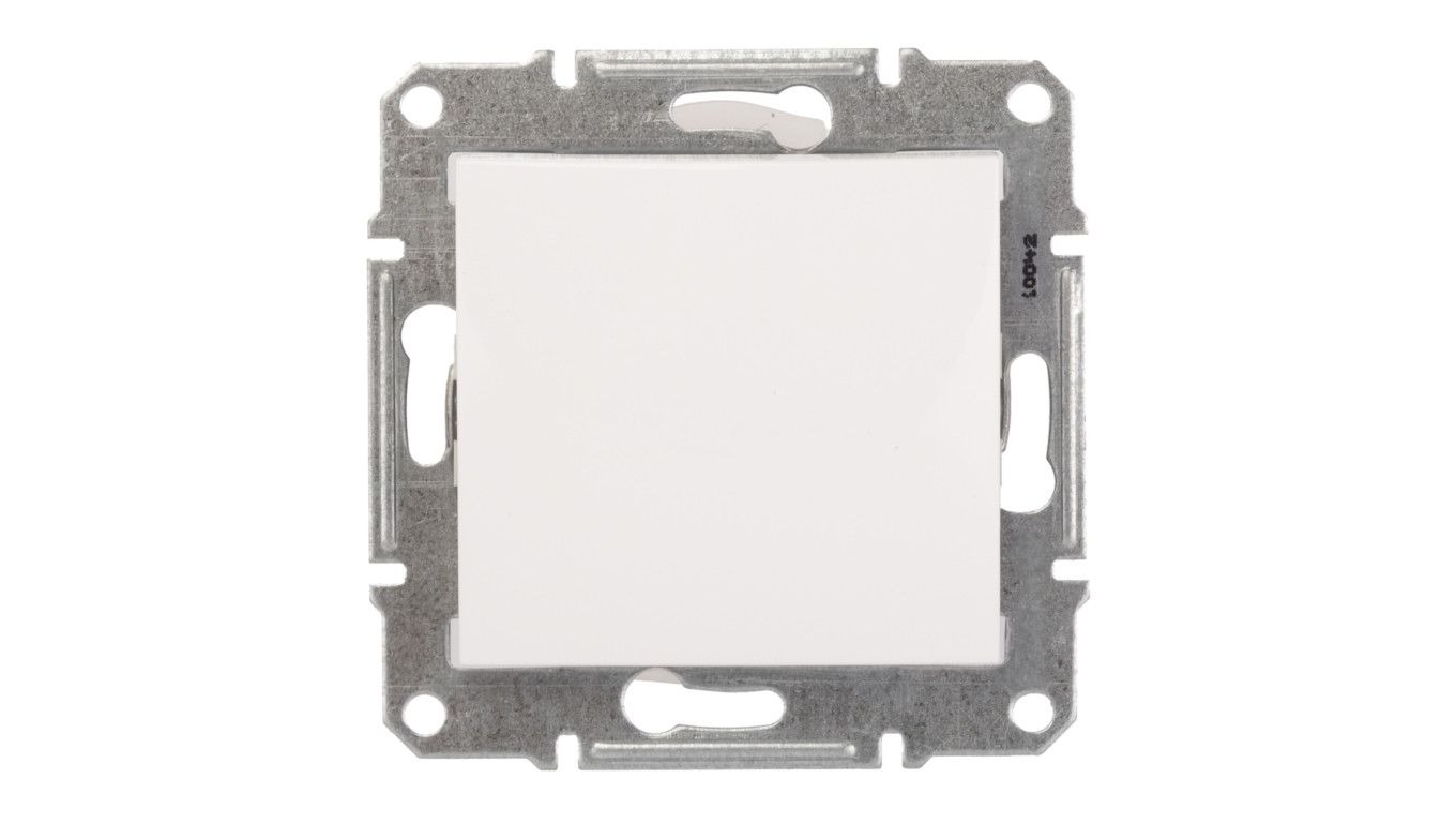 Sedna Łącznik jednobiegunowy 10AX biały IP44 SDN0100321