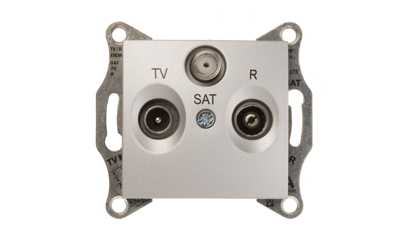 Sedna Gniazdo antenowe RD/TV końcowe aluminium SDN3501360