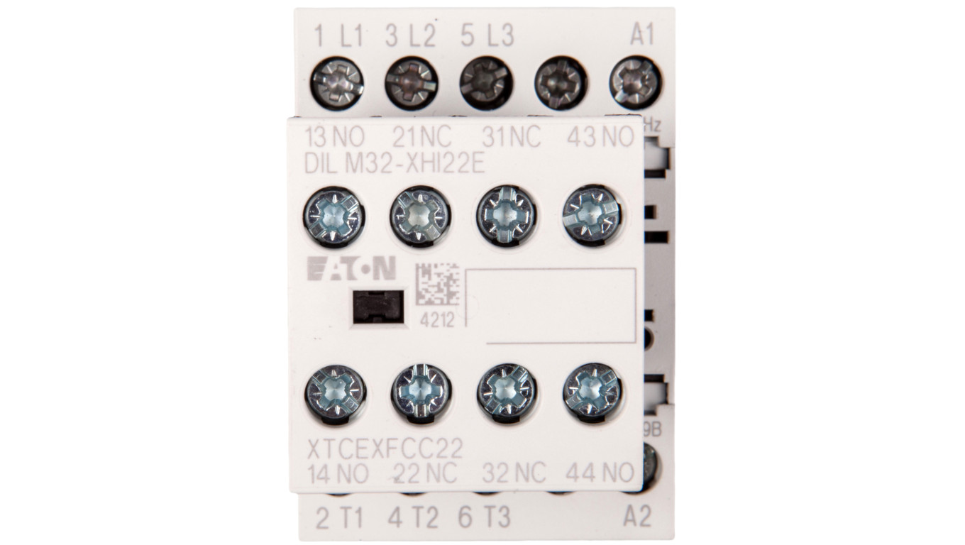 Stycznik mocy 9A 3P 230V AC 2Z 2R DILM9-22(230V50HZ,240V60HZ) 106361