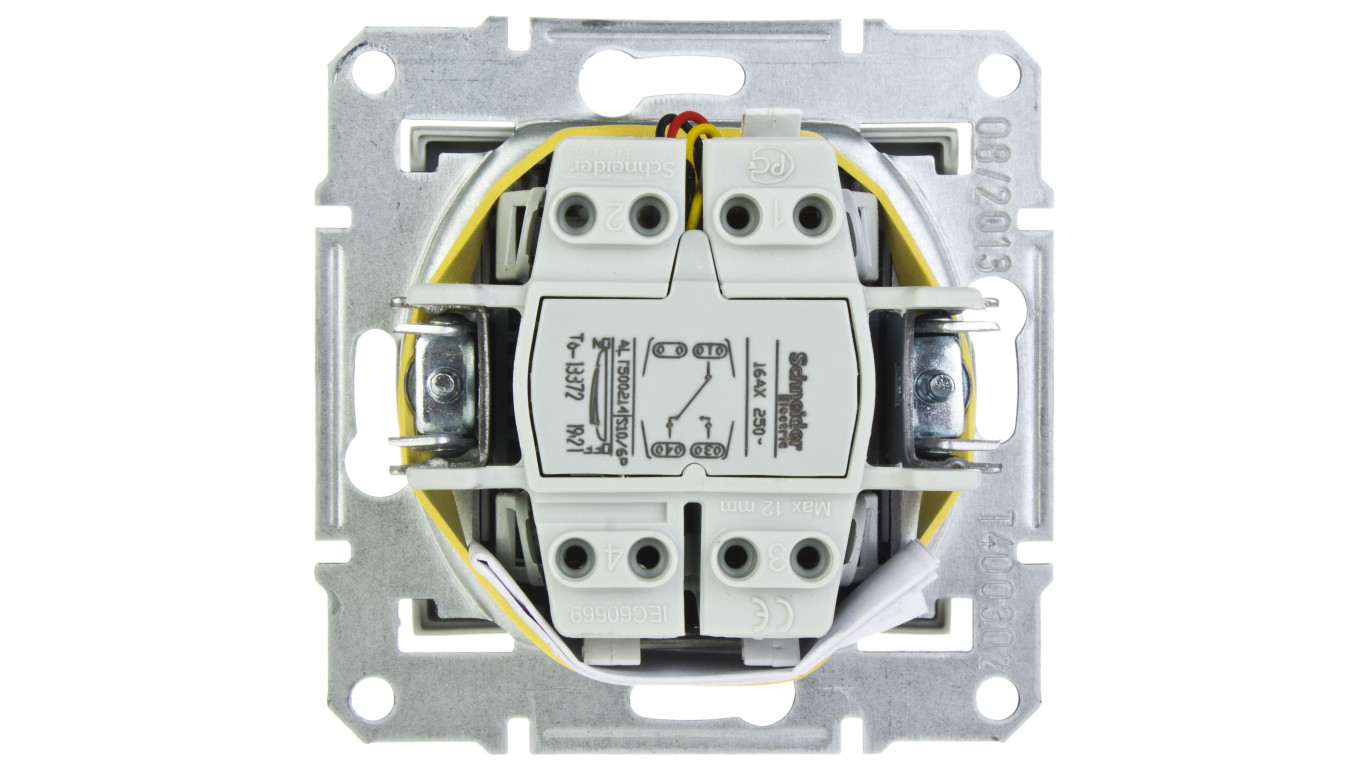 Sedna Łącznik schodowy 10A IP20 aluminium SDN1500260