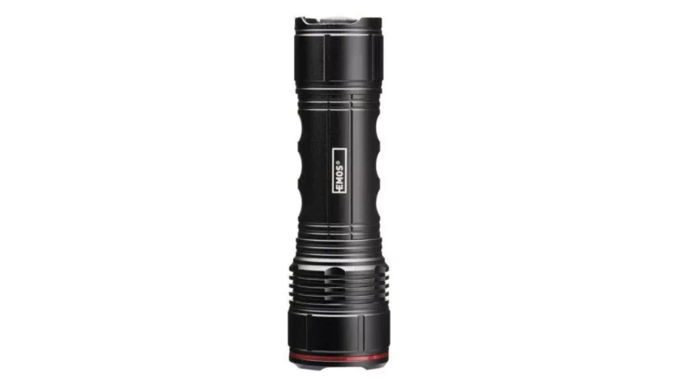 Latarka metalowa LED 500 lm 4× AAA z zoomem P3115