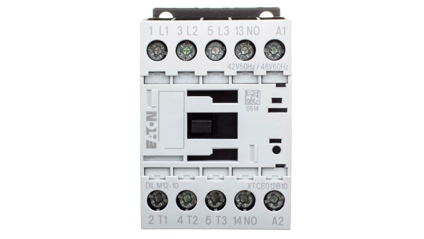 Stycznik mocy 12A 3P 42V AC 1Z 0R DILM12-10(42V50HZ,48V60HZ) 276826