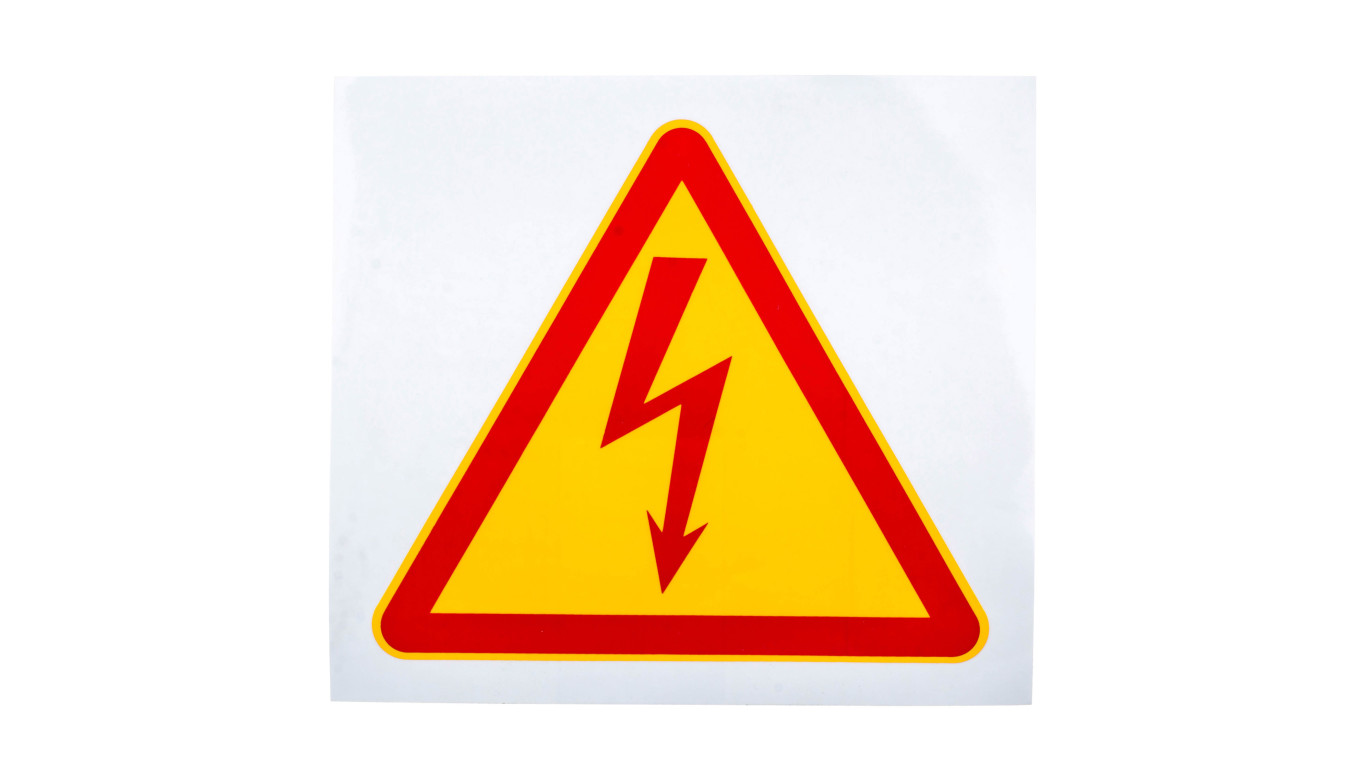 Znaki samoprzylepne typu BŁYSKAWICE ZS 200 LIGHTNING E04ZP-02030200800