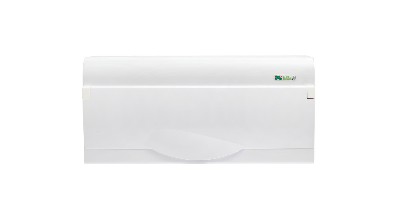 Rozdzielnica modułowa 1x20+2 natynkowa GREEN BOX RN 1/20+2 drzwi białe N+PE IP40 2355-00