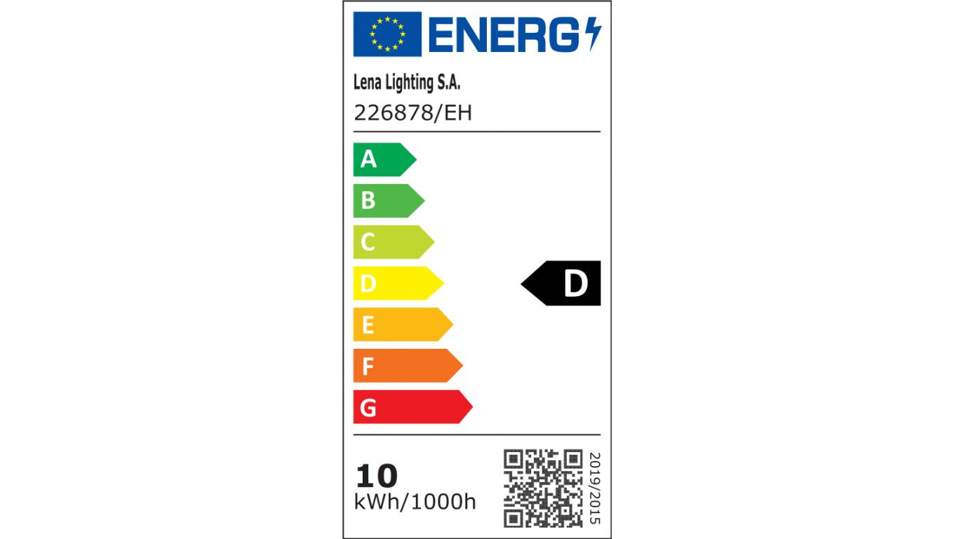 Plafoniera GAMMA LED BASIC 280 10W 1200lm 840 IP54 II kl. RCR OPAL 280mm (H) 226878/EH