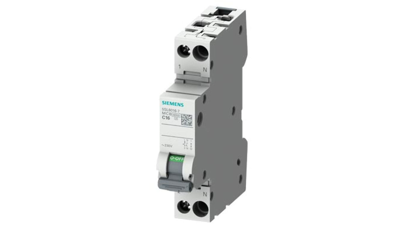 Wyłącznik nadprądowy B16 6kA 1+N 1 modułowy 5SL6016-6