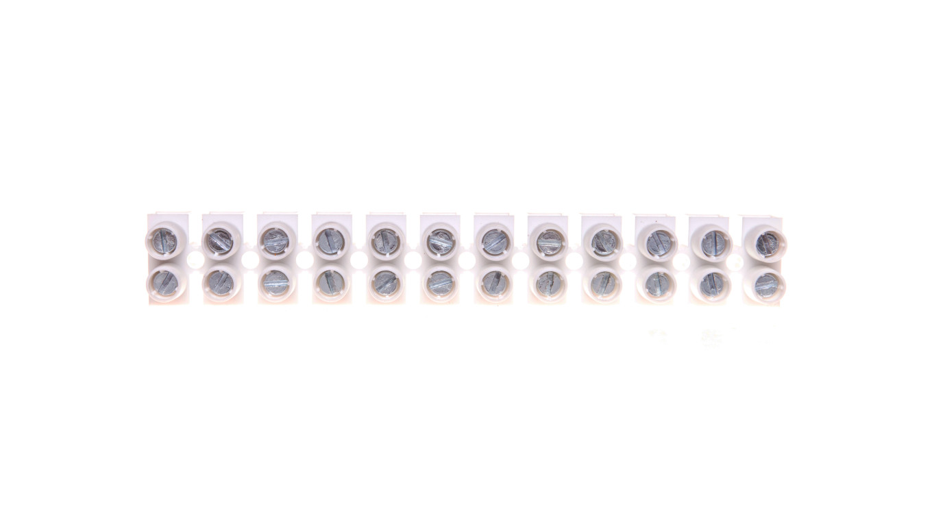 Listwa zaciskowa 12-torowa 16 mm2 biała LTA 12-16.0b 22612216