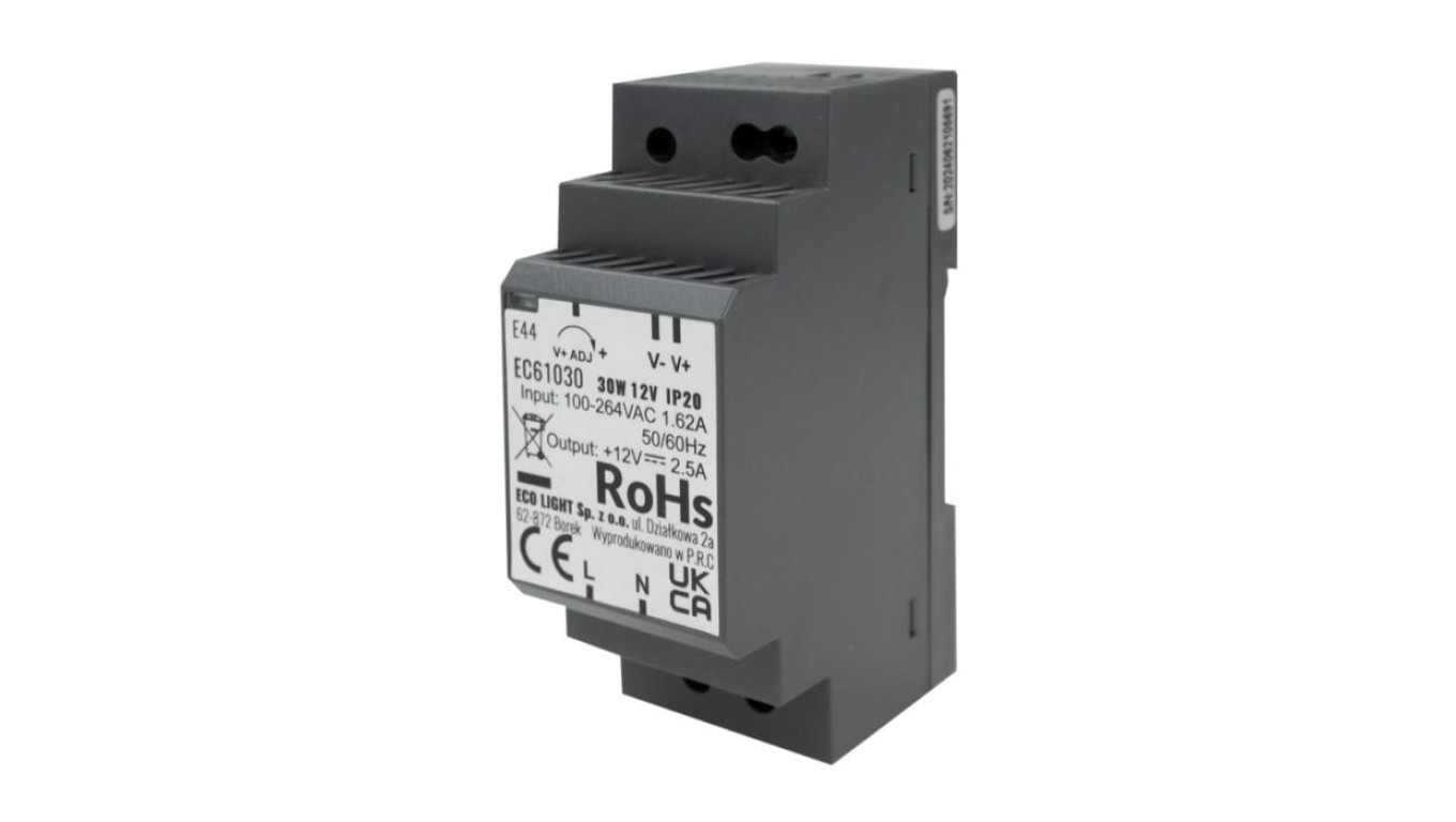 Zasilacz na szynę DIN PREMIUM 12V 30W