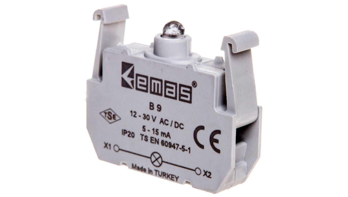Element podświetlający do przycisków serii B, 12-30V AC/DC, zielony T0-B9