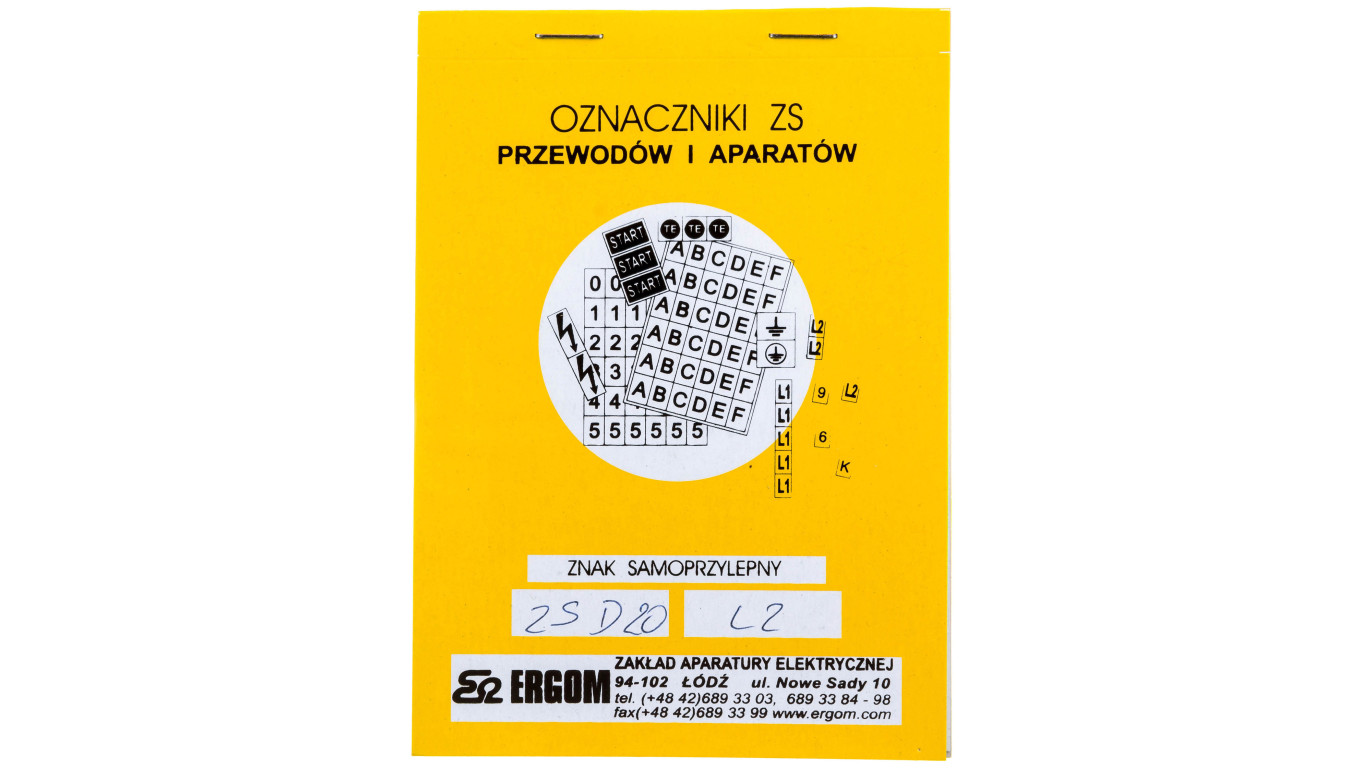 Znaki samoprzylepne ZS D20/L2 E04ZP-02030402800