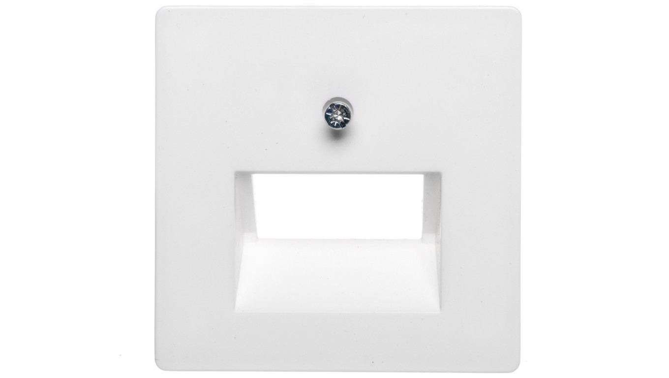 Berker Q.1 Element centralny do gniazda przyłączeniowego UAE podwójnego śnieżnobiały aksamit 14096089