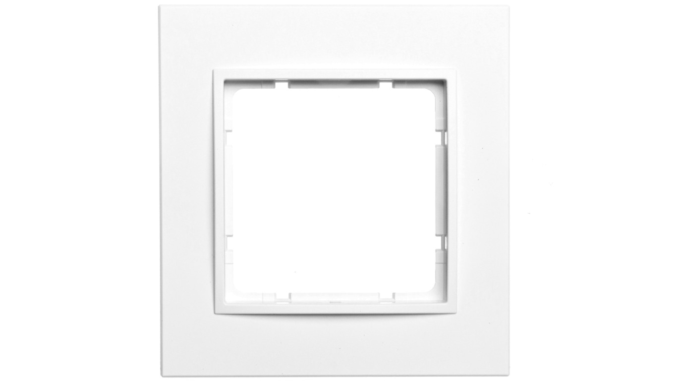 Berker B.7 Ramka pojedyncza uniwersalna biały mat 10116919