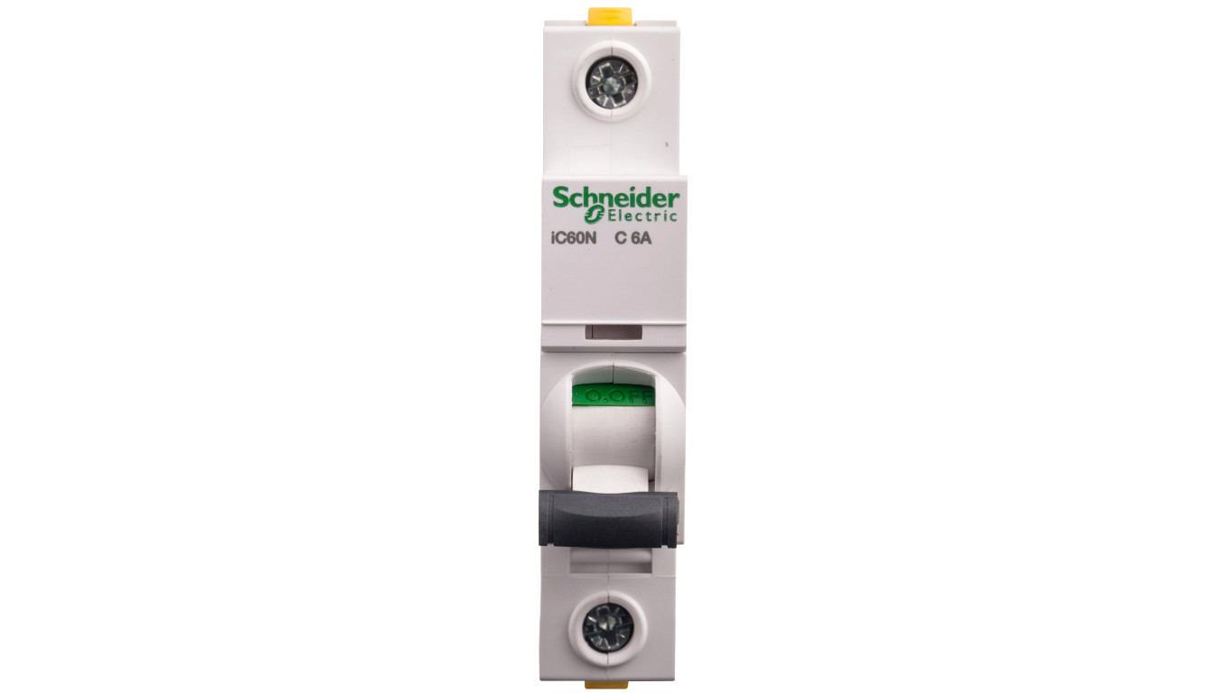 Wyłącznik nadprądowy 1P C 6A 6kA AC iC60N-C6 A9F04106
