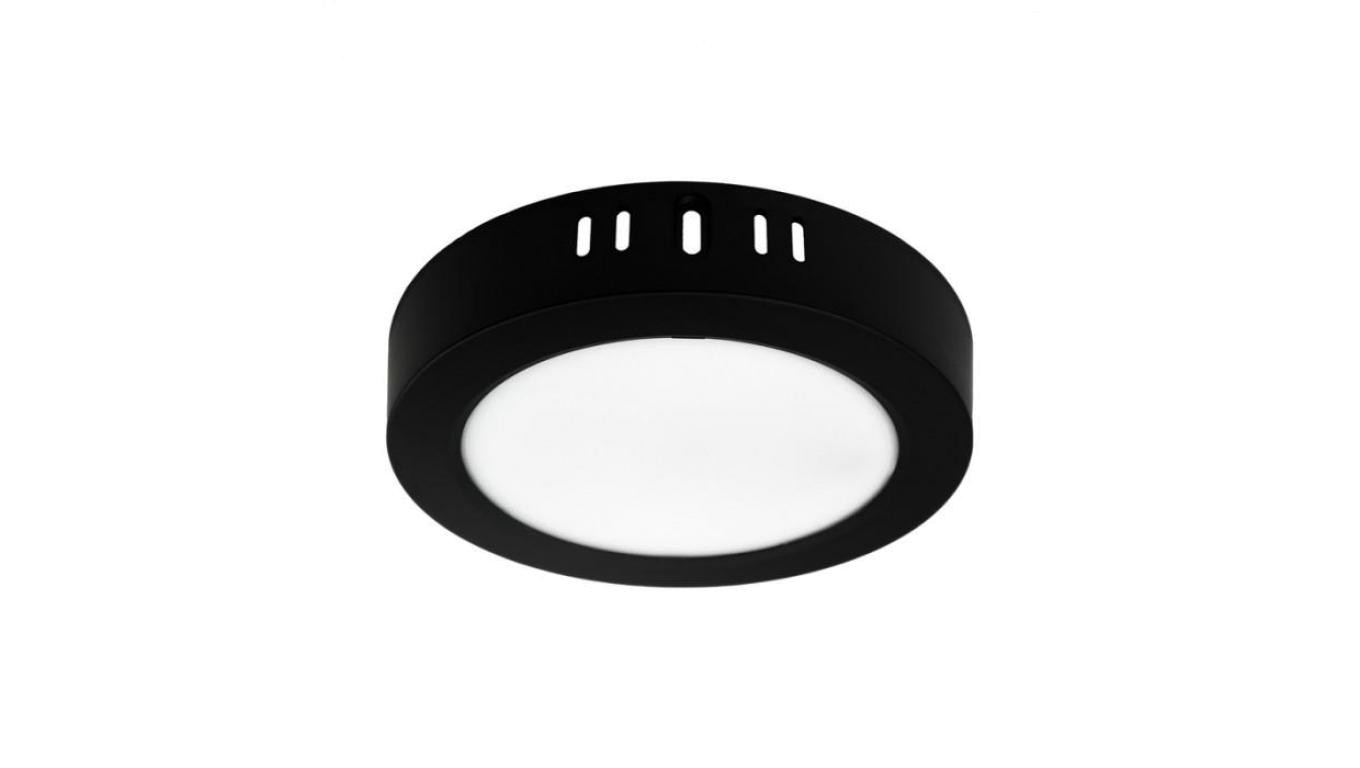 DOWNLIGHT N/T OKRĄG 12W 4000K CZARNY DL-1