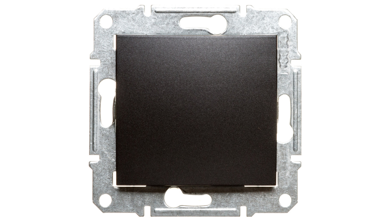 SEDNA Łącznik jednobiegunowy 10AX grafitowy IP44 SDN0100370