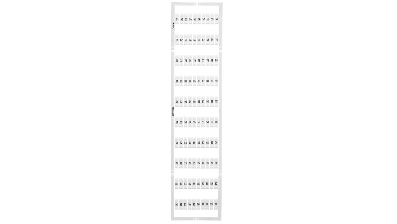 Oznaczniki WMB 2x 51-100 793-4507 /5szt./