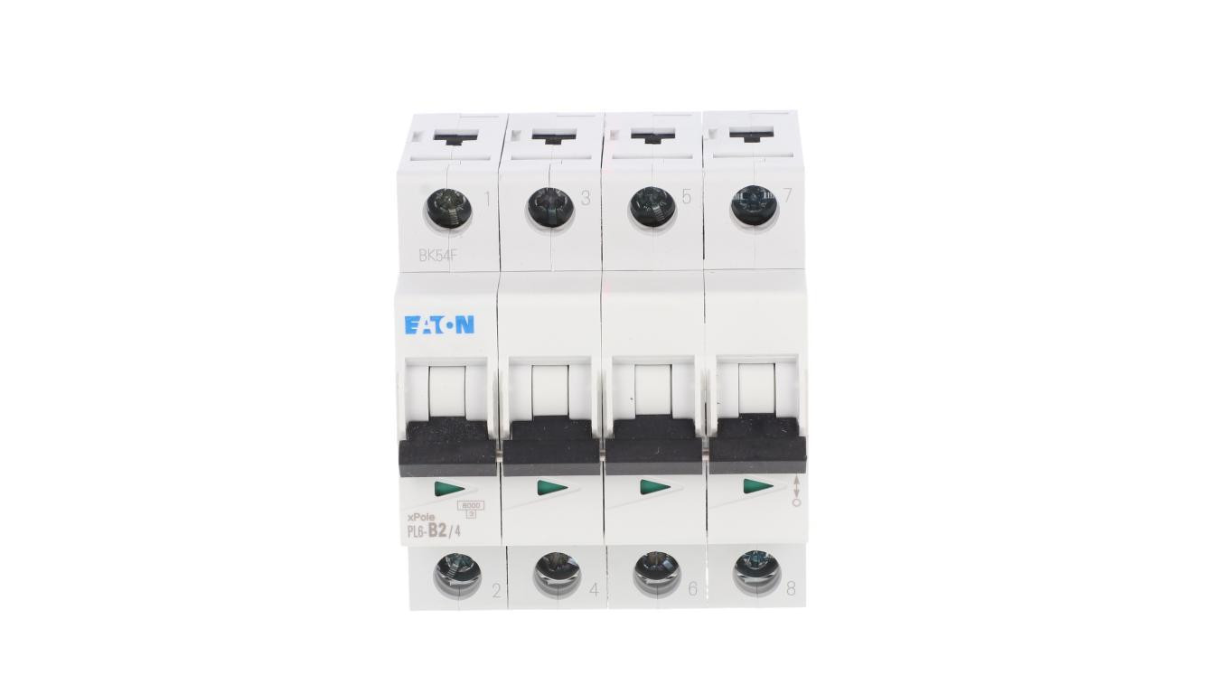 Wyłącznik nadprądowy 4P B 2A 6kA AC PL6-B2/4 166496