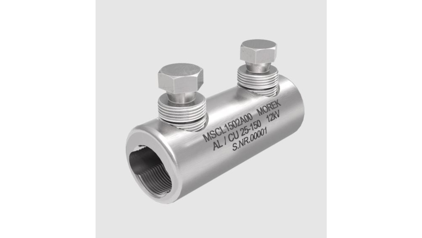 Złączka śrubowa MSCL150 Al/Cu 25-150mm² 12kV 2xśruba aluminiowa zrywalna MSCL1502A00