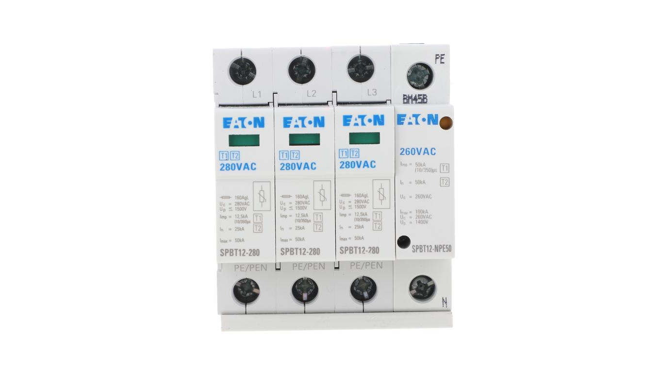 Ogranicznik przepięć Typ T1+T2 1+NPE 12,5kA 280V SPBT12-280-3+NPE50 184750