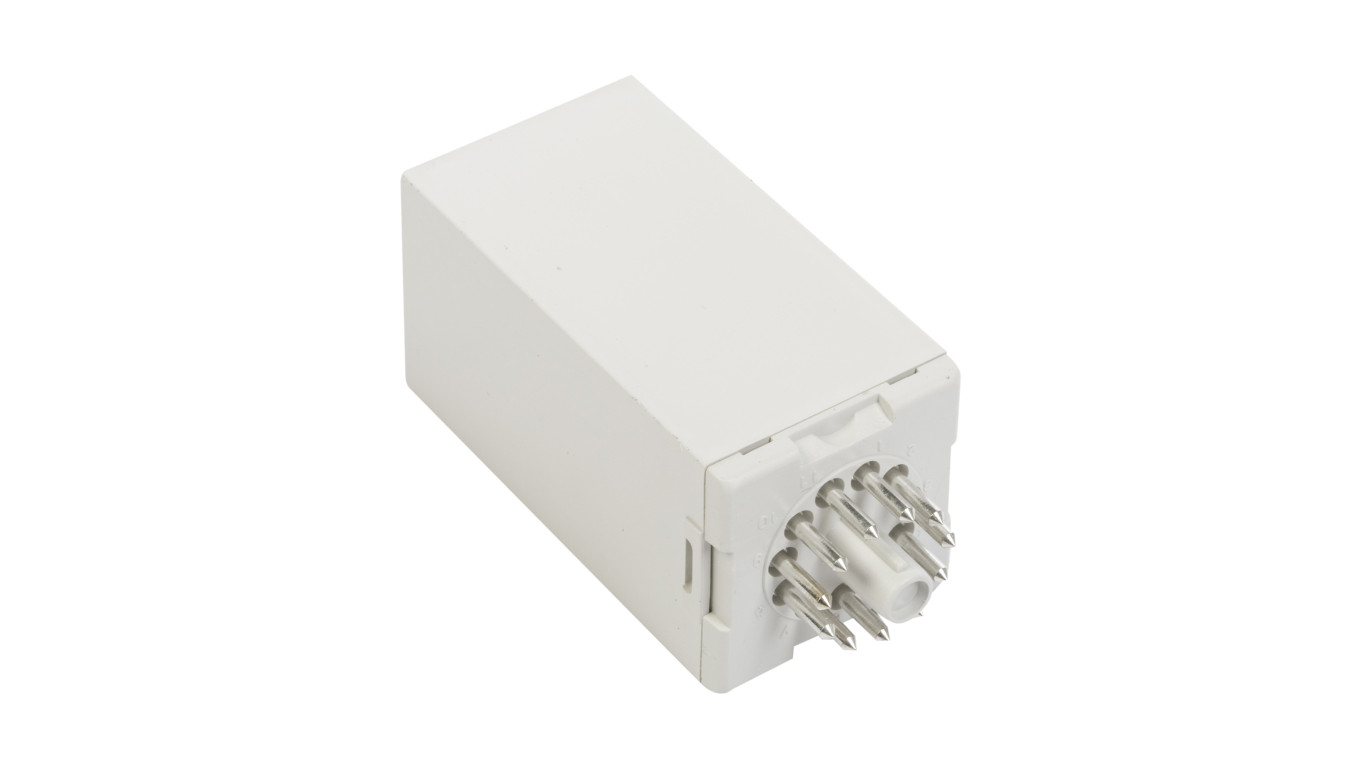 Przekaźnik czasowy 2P 5A 10-120sek 220-230V AC/DC opóźnione załączenie RTX-132 220/230 120SEK 628.002.00.451 2000644