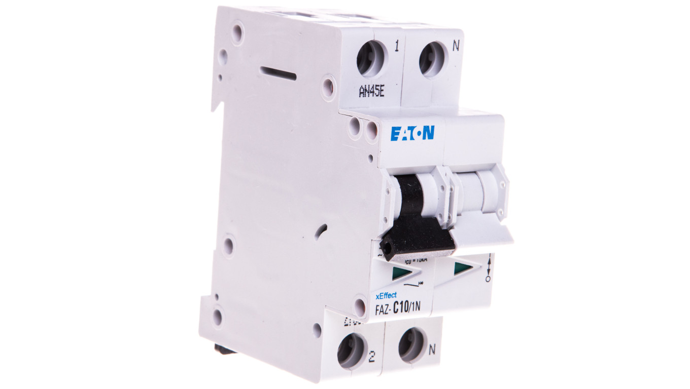 Wyłącznik nadprądowy 1+N C 10A 15kA AC FAZ C10/1N 278670