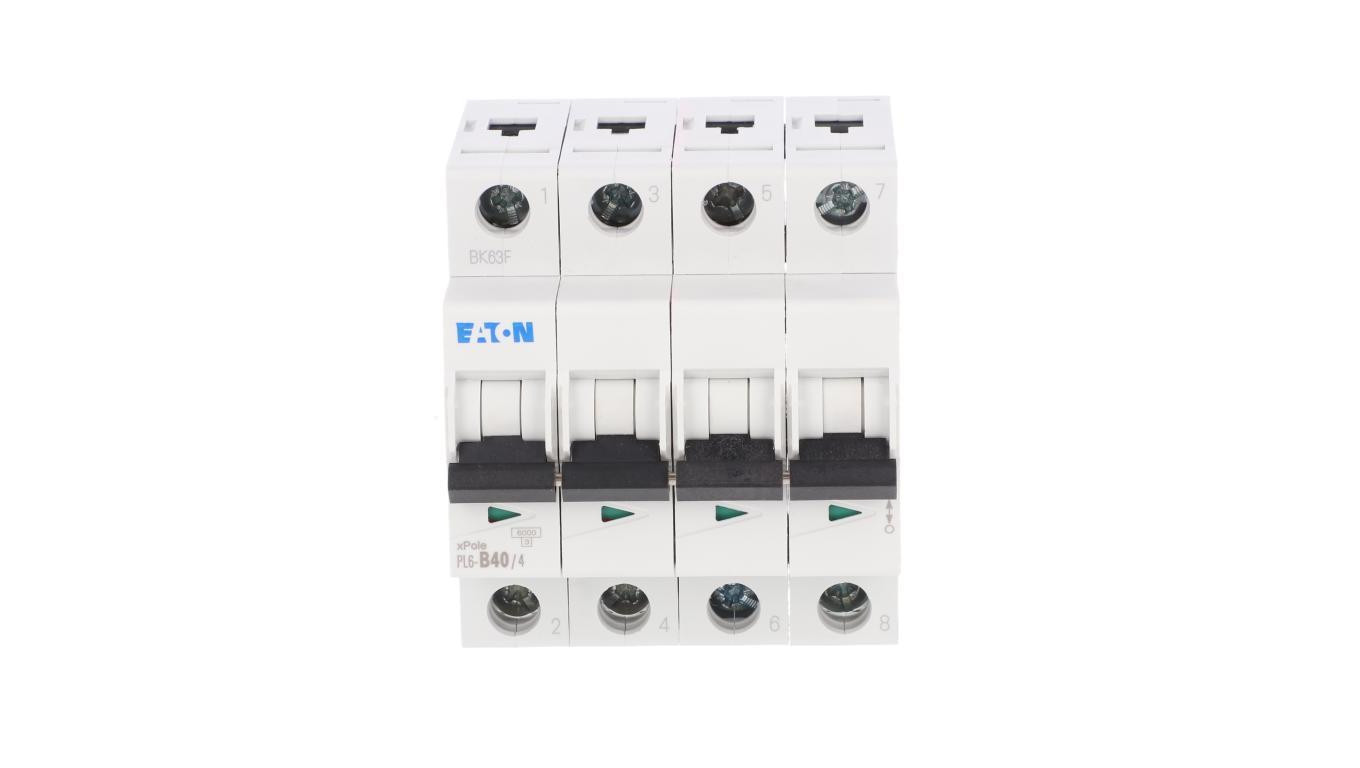 Wyłącznik nadprądowy 4P B 40A 6kA AC PL6-B40/4 166502