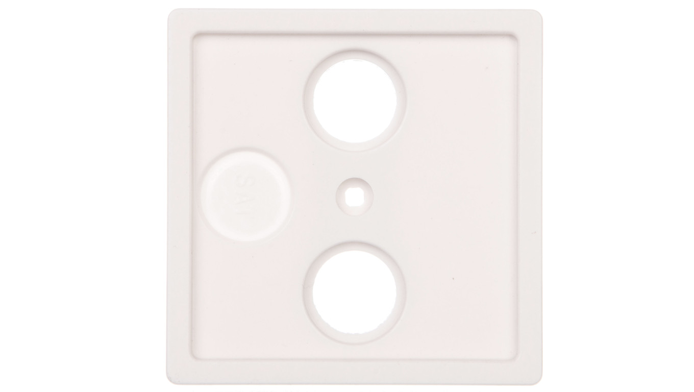Berker Q.1/Q.3 Płytka czołowa do gniazda antenowego RTV 2- i potrójnego biały aksamit 12036089