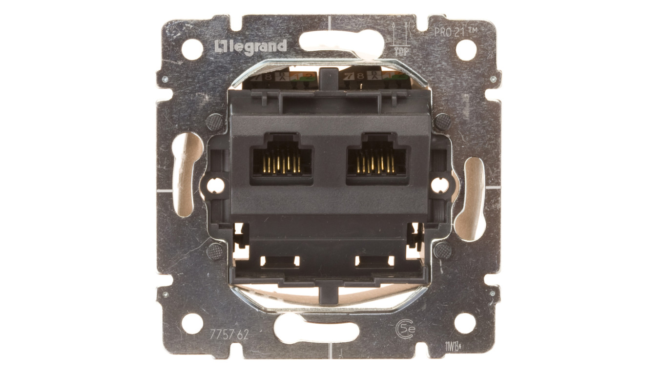 SISTENA LIFE Gniazdo komputerowe podwójne RJ45 775762