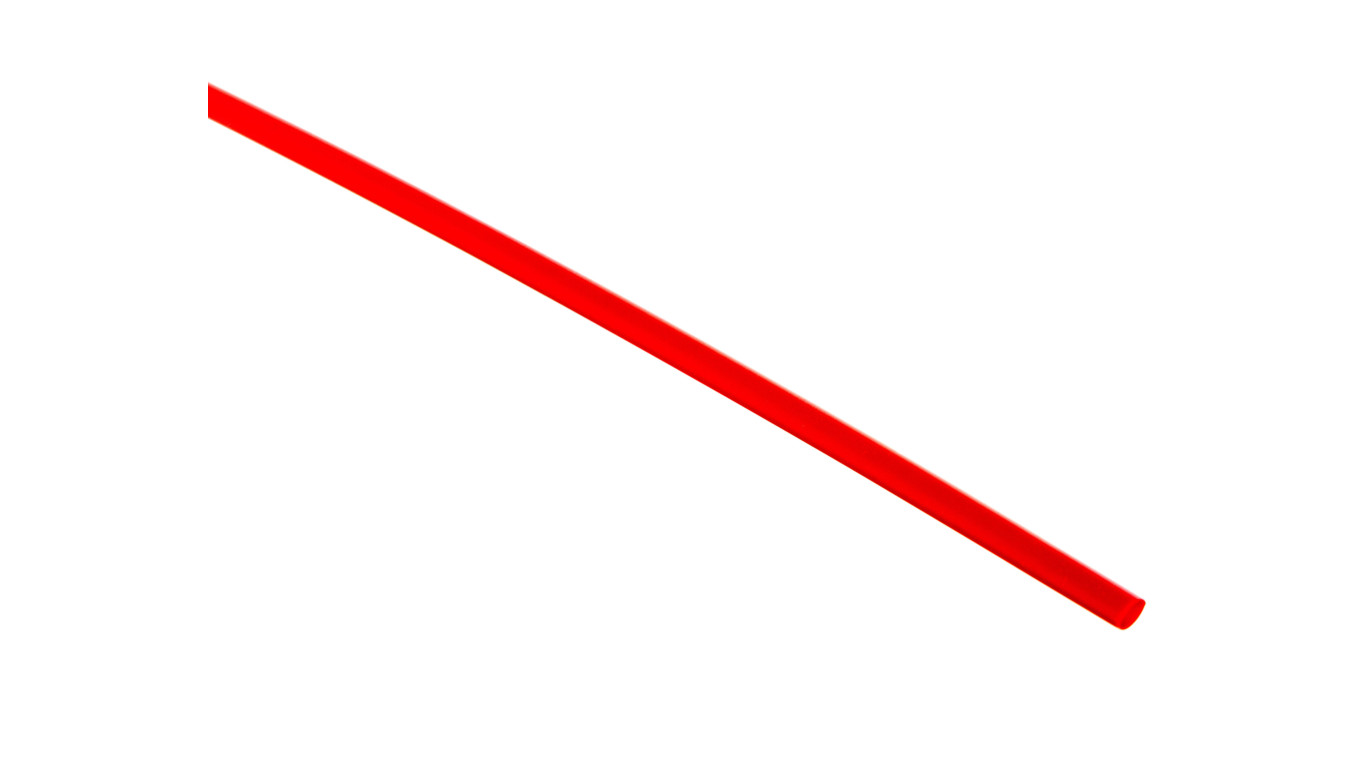 Rura termokurczliwa cienkościenna, odcinki 1m (100 szt.), CR 2,4/1,2 czerwona, 427514