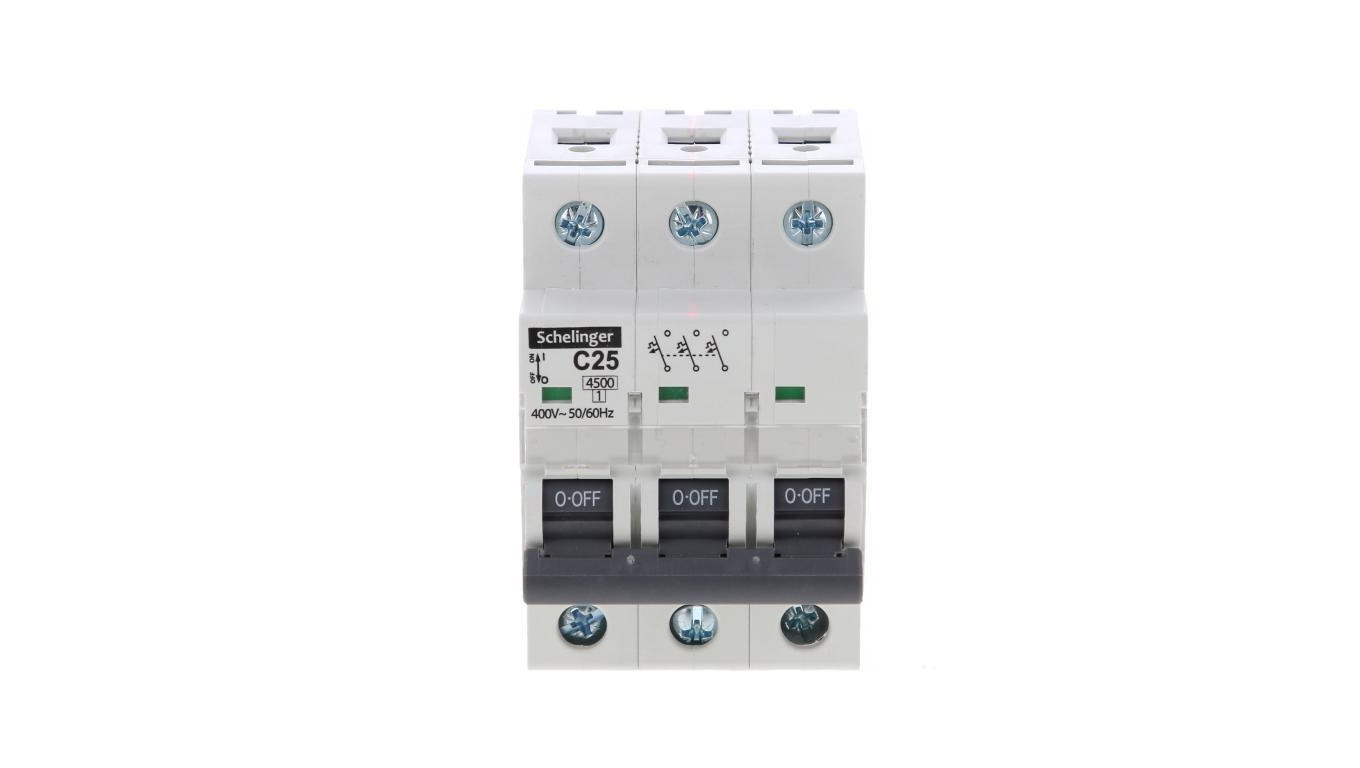 WYŁĄCZNIK NADPRĄDOWY 3P C 25A SCHELINGER A02-G7-3P-C25