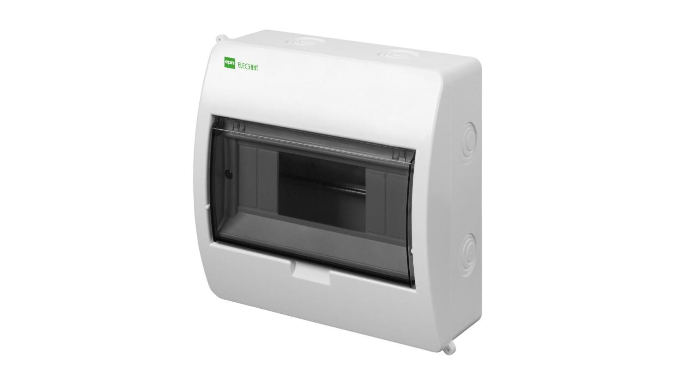Rozdzielnica modułowa Elegant 1x8 natynkowa IP40 N+PE 2402-01