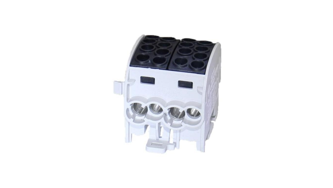 Blok rozdzielczy-odgałęźny Al/Cu SCB 35-2 (80220) SIMBLOCK jednobiegunowy 2x35mm2 czarny 81506007
