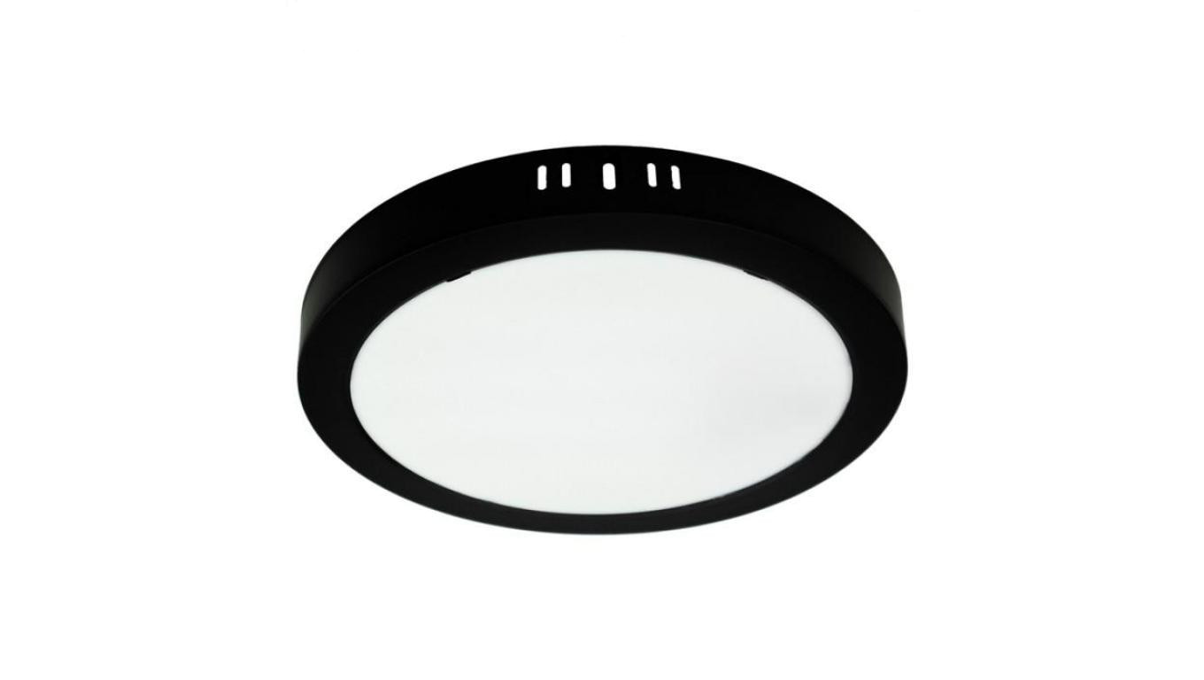 DOWNLIGHT N/T OKRĄG 24W 4000K CZARNY DL-1