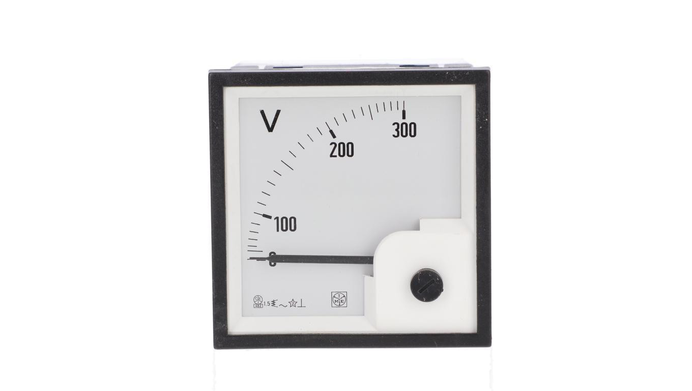 Woltomierz AC 72X72 pomiar bezp. 300V RQ72E AN25DDC300
