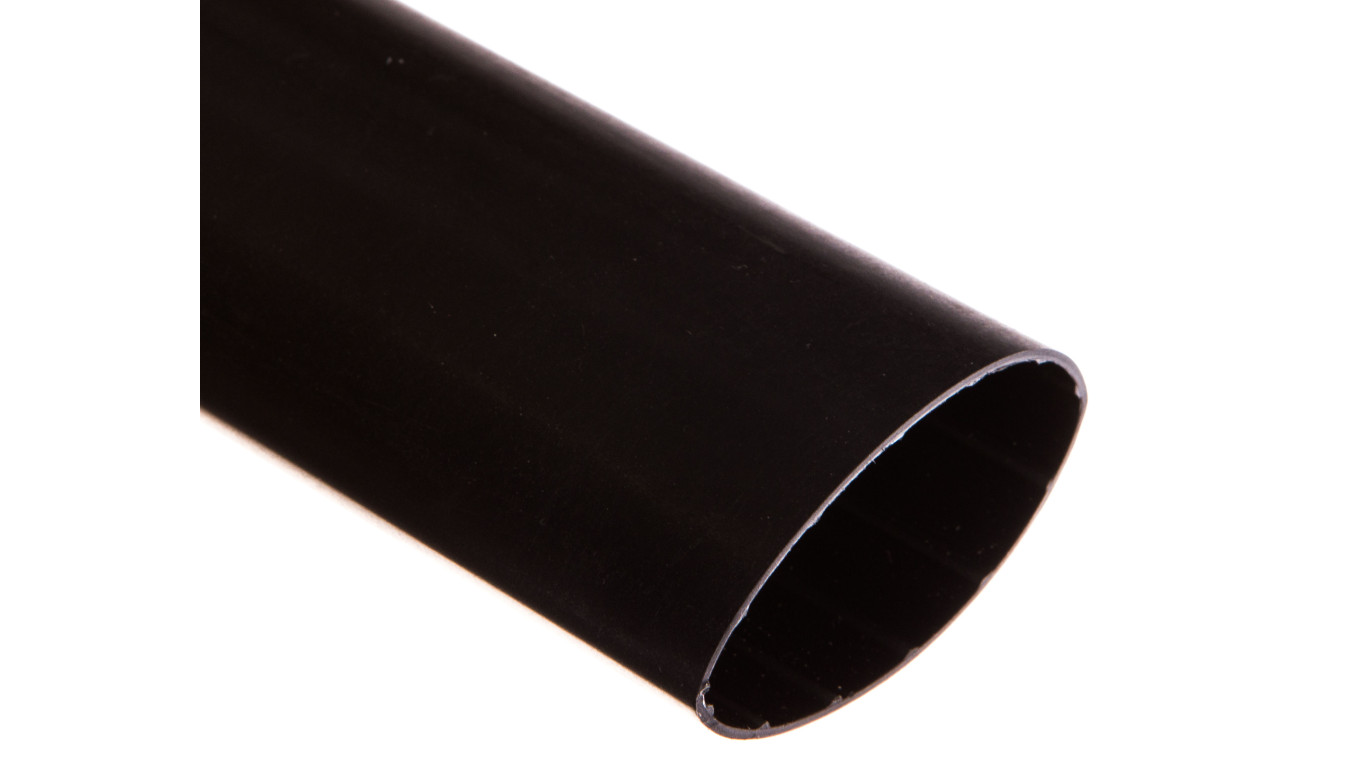 Rura termokurczliwa grubościenna z klejem 33/8mm czarna CRMA338 /1m/