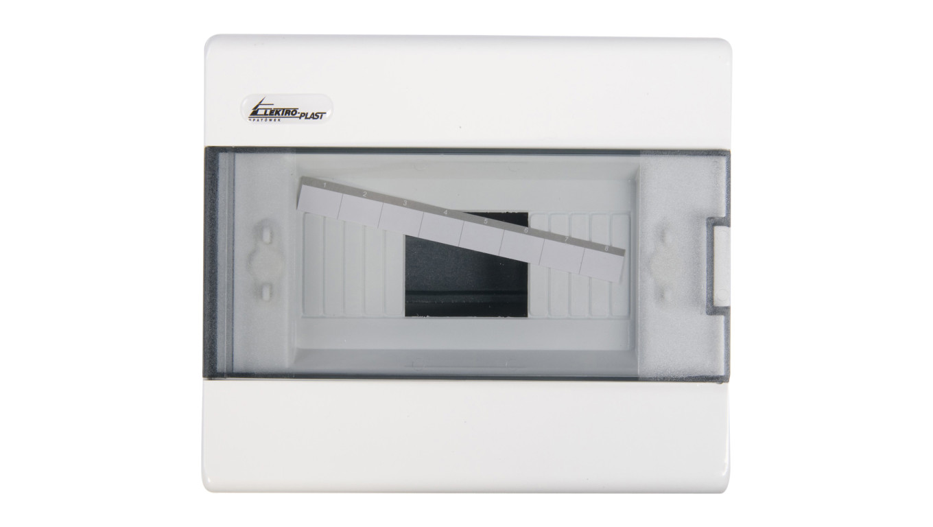 Rozdzielnica modułowa 1x8 natynkowa IP40 SRn-8 1.2