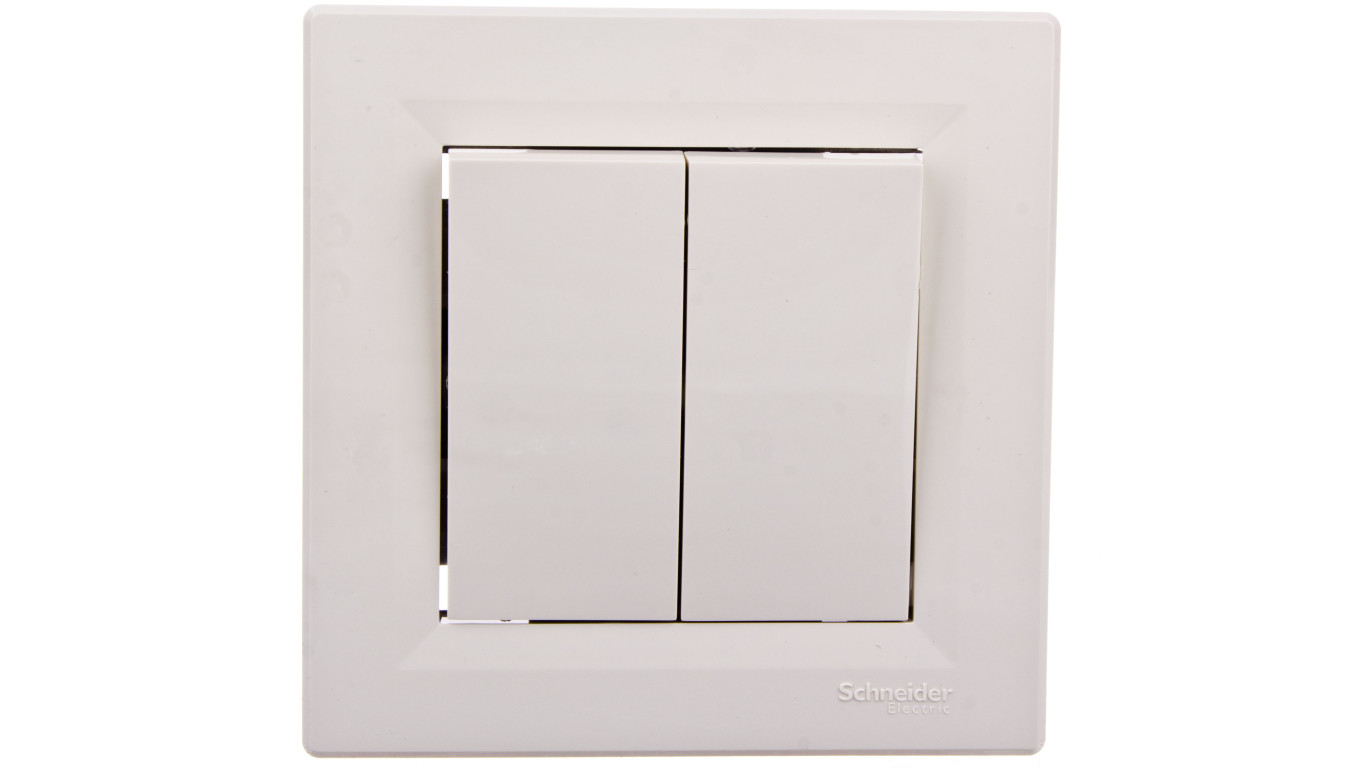 Łącznik Asfora podwójny schodowy kremowy z ramką EPH0600123