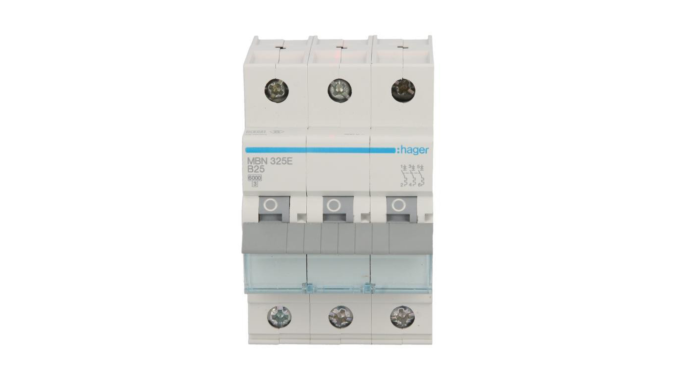 Wyłącznik nadprądowy 3P B 25A 6kA AC MBN325E