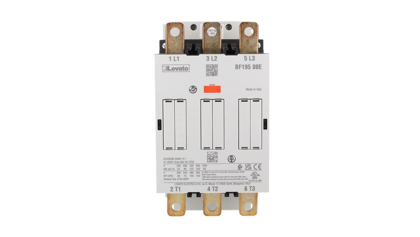 Stycznik mocy 3P 195A w AC3 cewka 100-250VAC/DC BF19500E230
