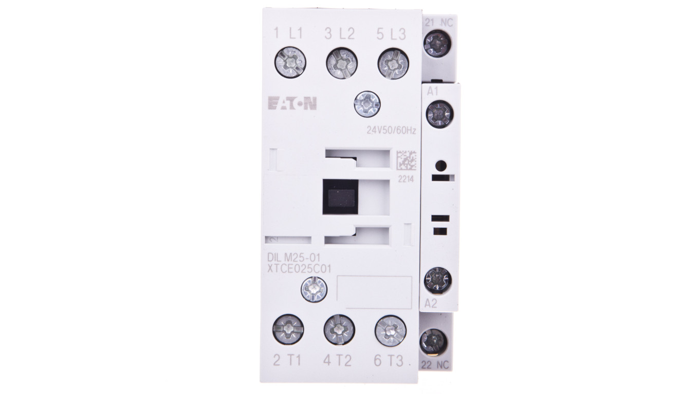 Stycznik mocy 25A 3P 24V AC 0Z 1R DILM25-01(24V50/60HZ) 277168