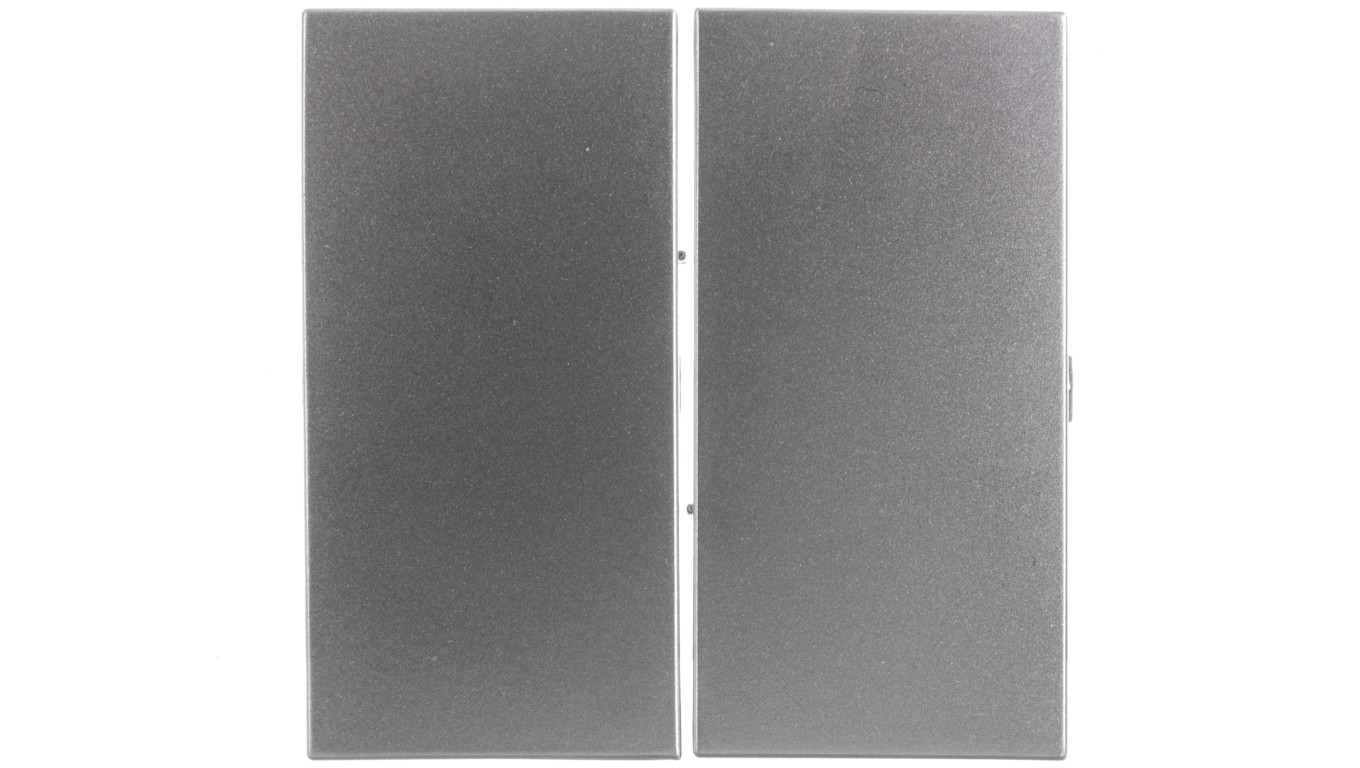 Simon 54 Klawisz podwójny do SW7/2XM i SW6P1M srebrny mat DKW9/43