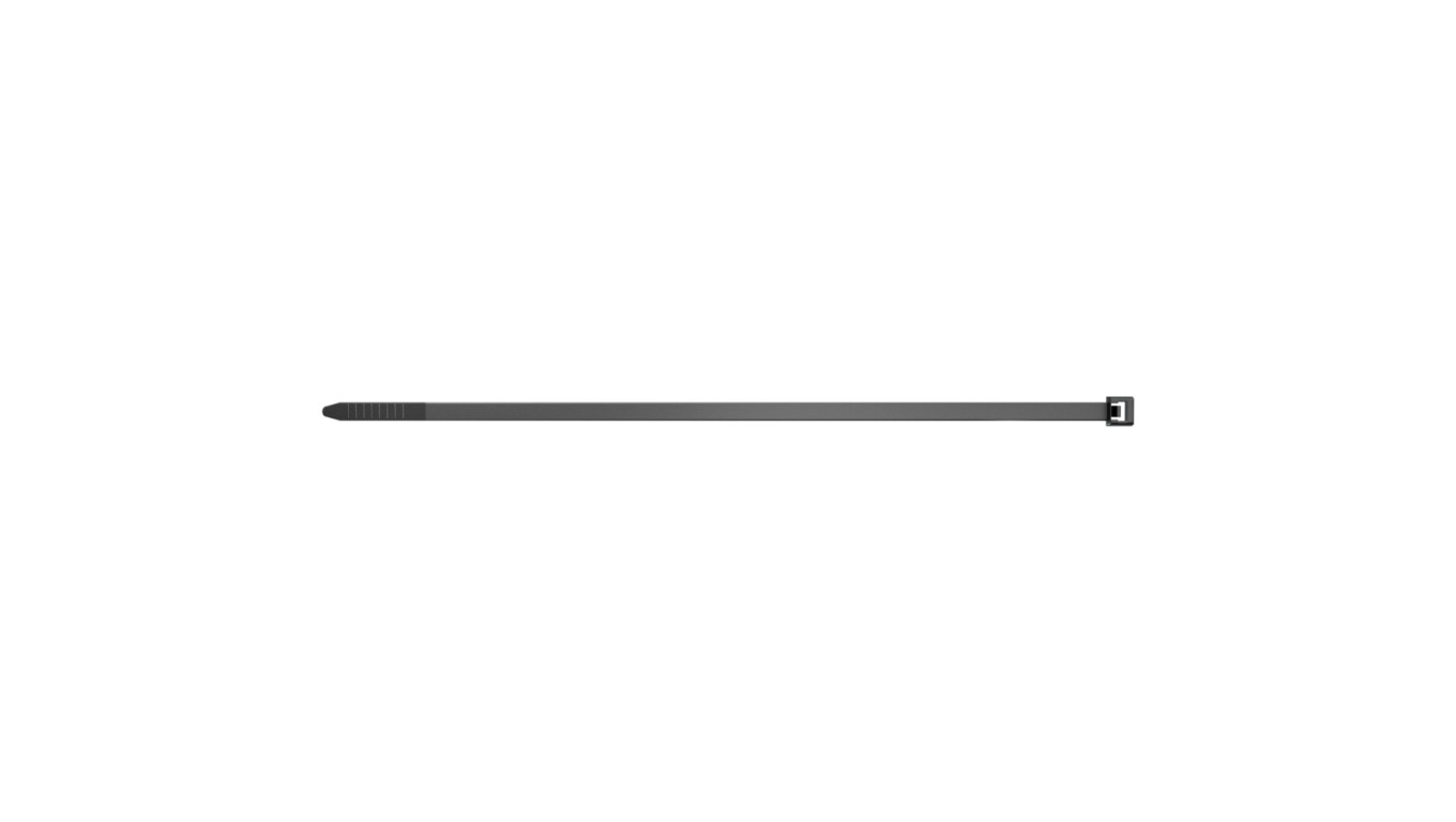 Opaska zaciskowa czarna UBN 7,6X350 87497 /100szt./