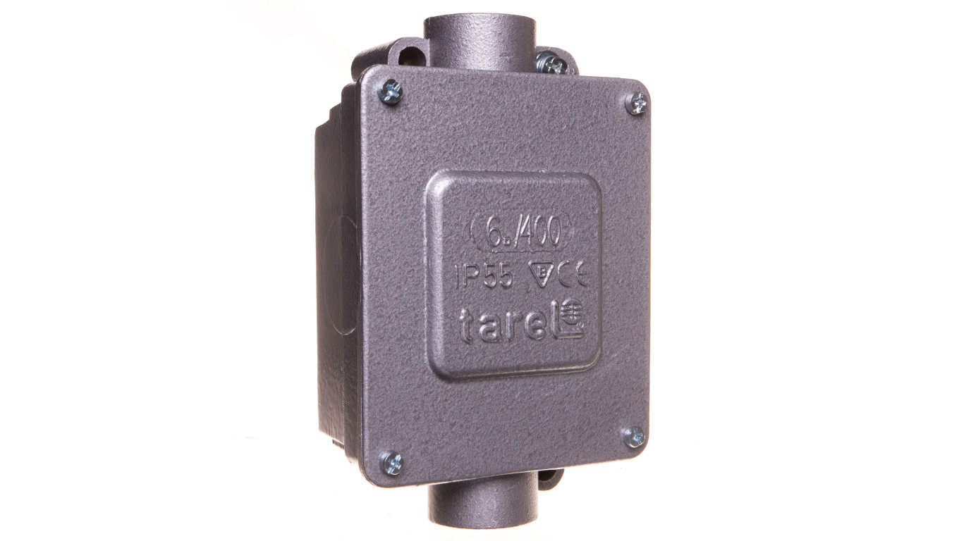 Puszka odgałęźna metalowa 5-torowa 6mm2 2 wejścia IP55 022