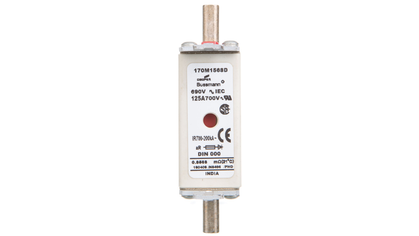 Wkładka bezpiecznikowa NH000 125A aR 690V 170M1568D