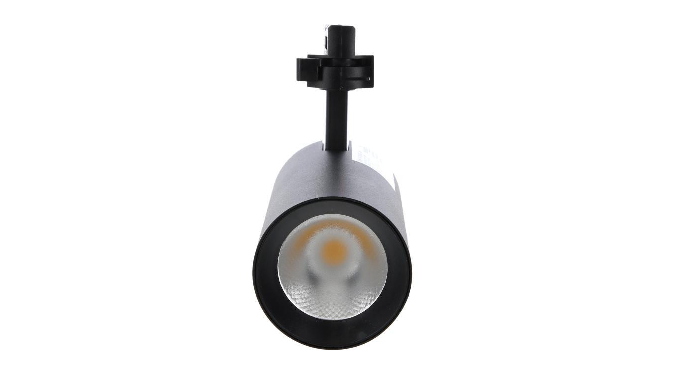 Reflektor szynowy, punktowy COB VERKO czarny 1-fazowy 24W 4000K 1920lm C40-VRK-1F-024BL-4K
