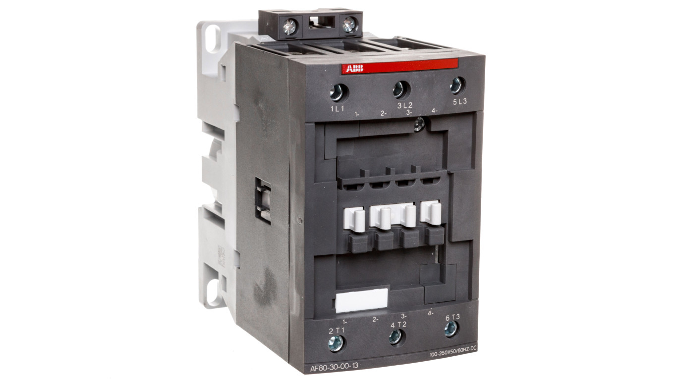 Stycznik mocy 80A 3P 37kW 100-250V AC/DC 0Z 0R AF80-30-00-13 1SBL397001R1300