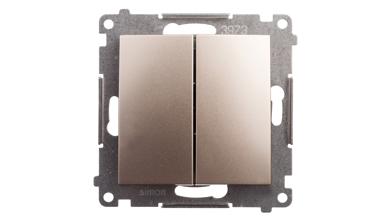 Simon 54 Łącznik świecznikowy złoty mat DW5A.01/44